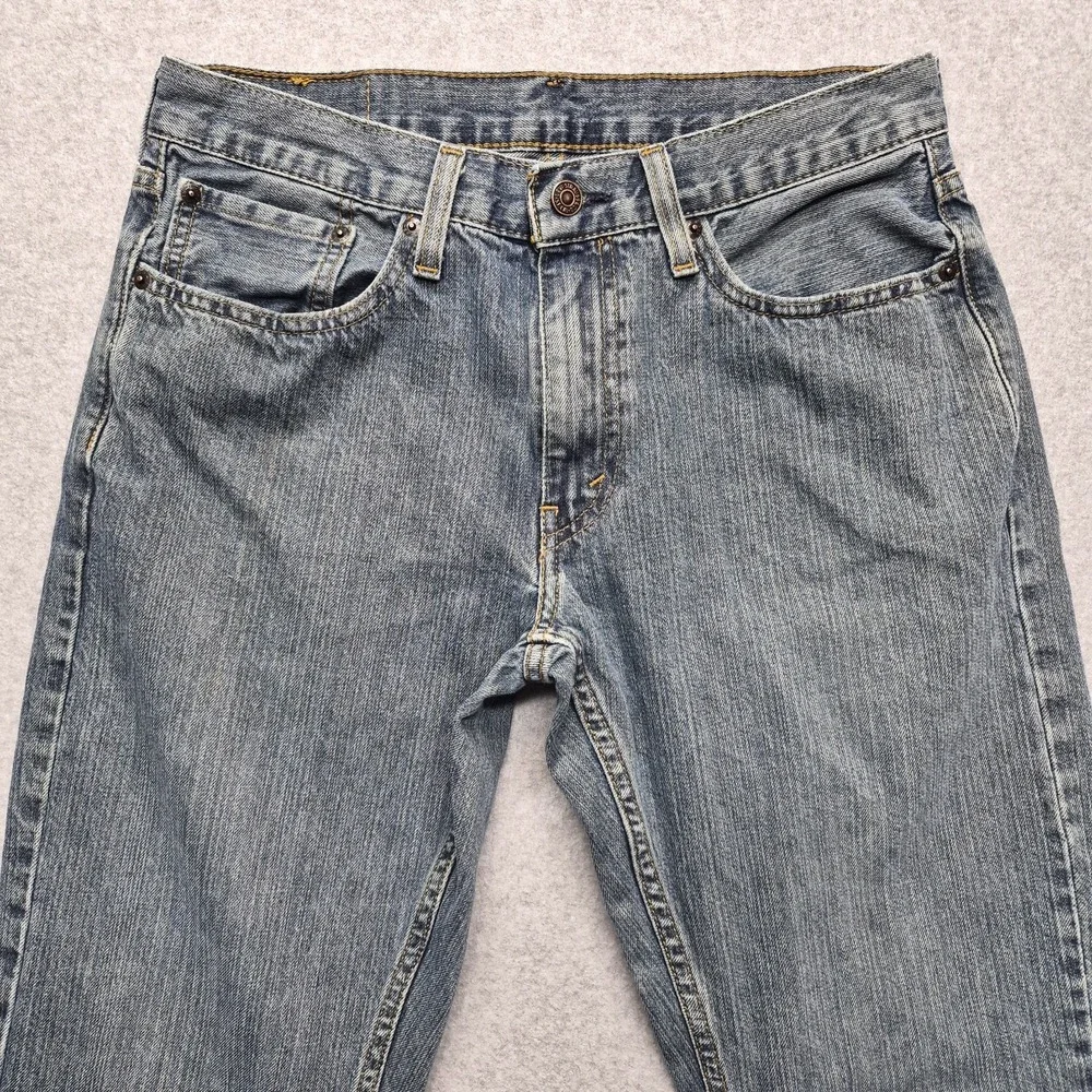 Levi's 505 Jeans Mens 32x34 Medium Wash Blue Denim Regular Fit Straight Leg